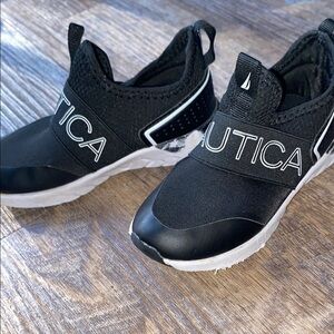 Nautica Kids Black Slip-On Shoes